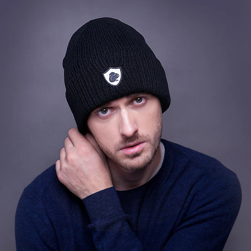 Juniper autumn and winter knitted hat male outdoor winter knitted hat female the winter ear protector