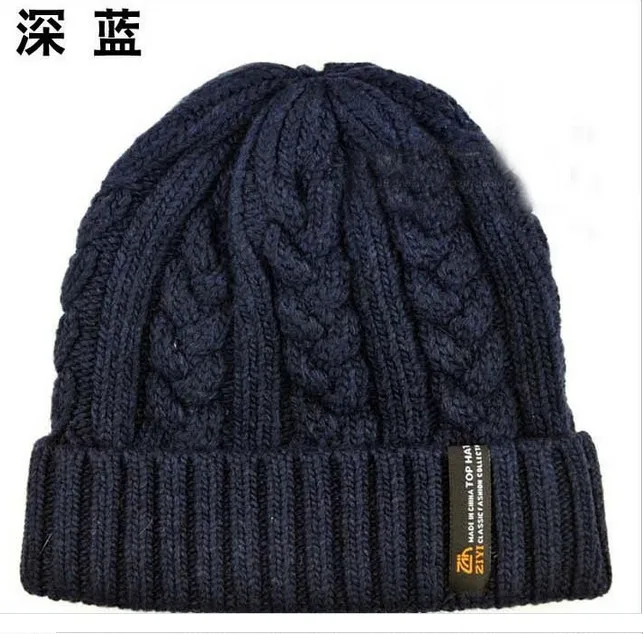 men winter Beanies hat Men women warm skullies men s hats winter wool cap Knitted Winter