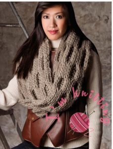 Knitted Scrf Pattern for woman