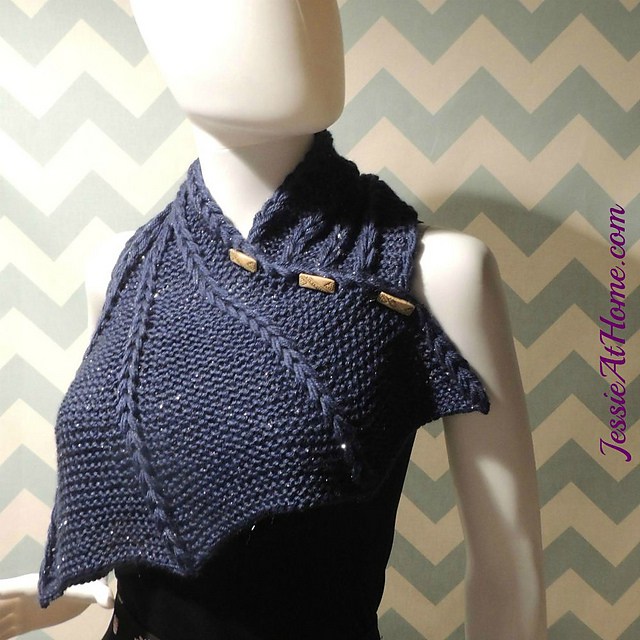 Free knitting pattern for Dragon Wing Cowl and more neck warmer knitting patterns