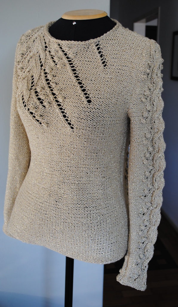 Free Knitting Pattern for Blusa Preciosa