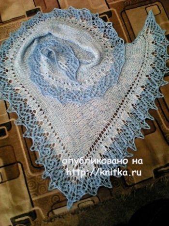 Схемы вязания шали фишю от Натальи Фадеевой