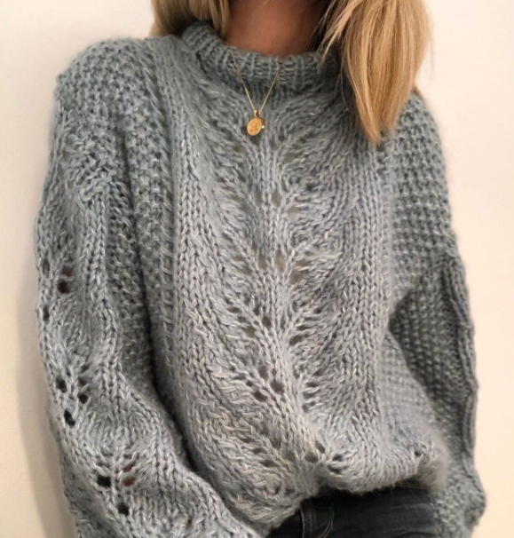 пуловер спицами для женщин схемы и описание