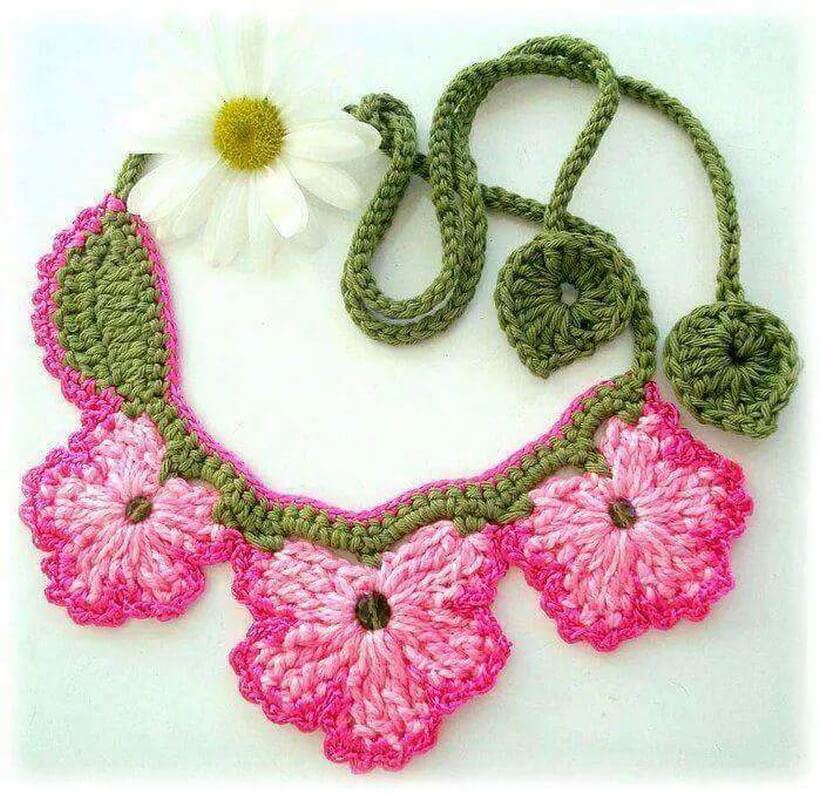 crochet necklace 11