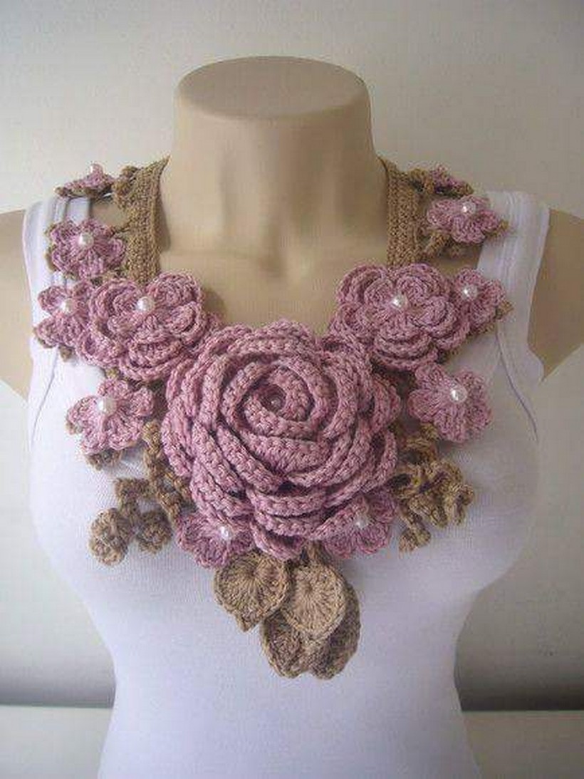 crochet necklace 22