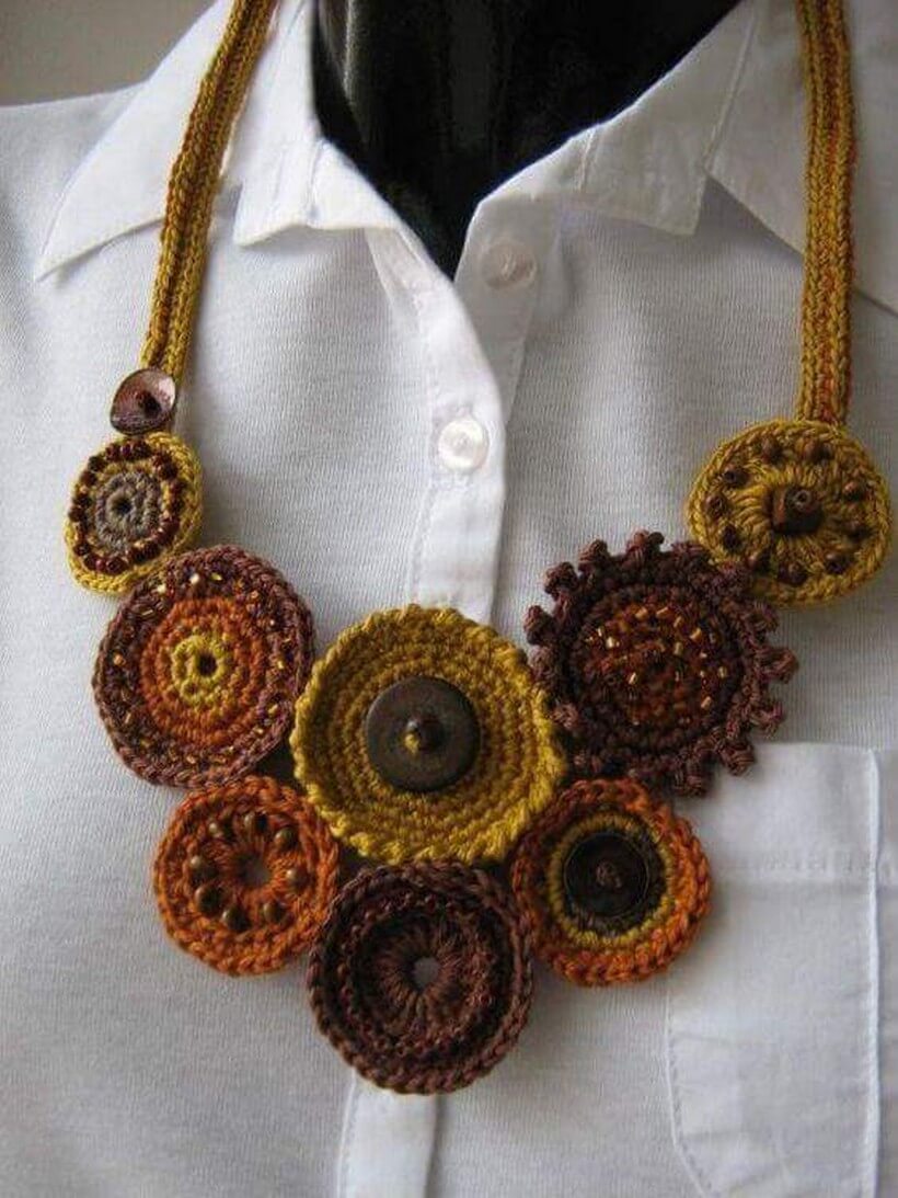 crochet necklace 28