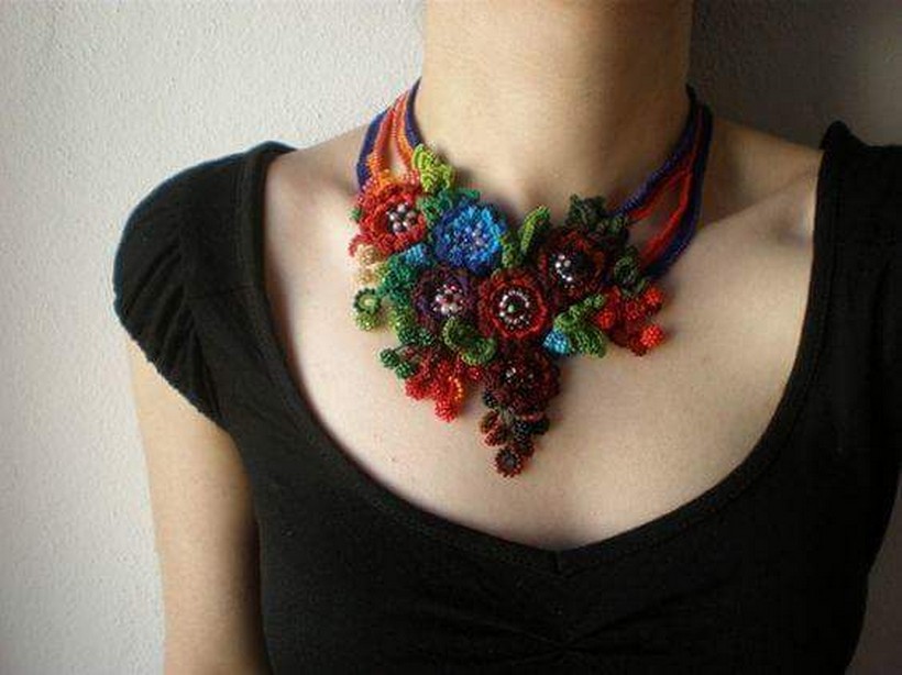 crochet necklace 39