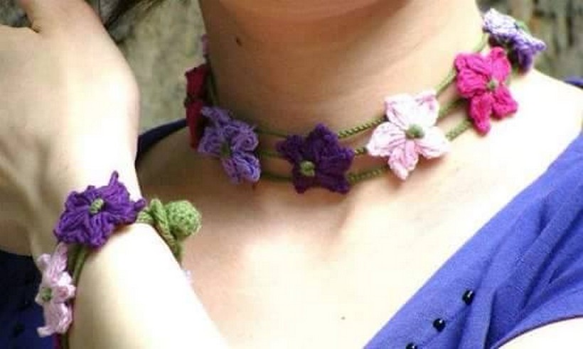 crochet necklace idea