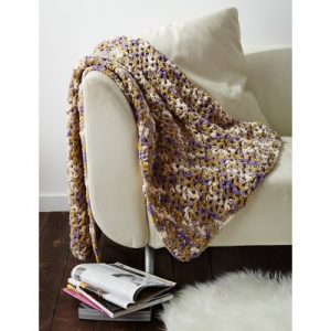 Bernat Easy Peasie Blanket Free Beginner Crochet Blanket