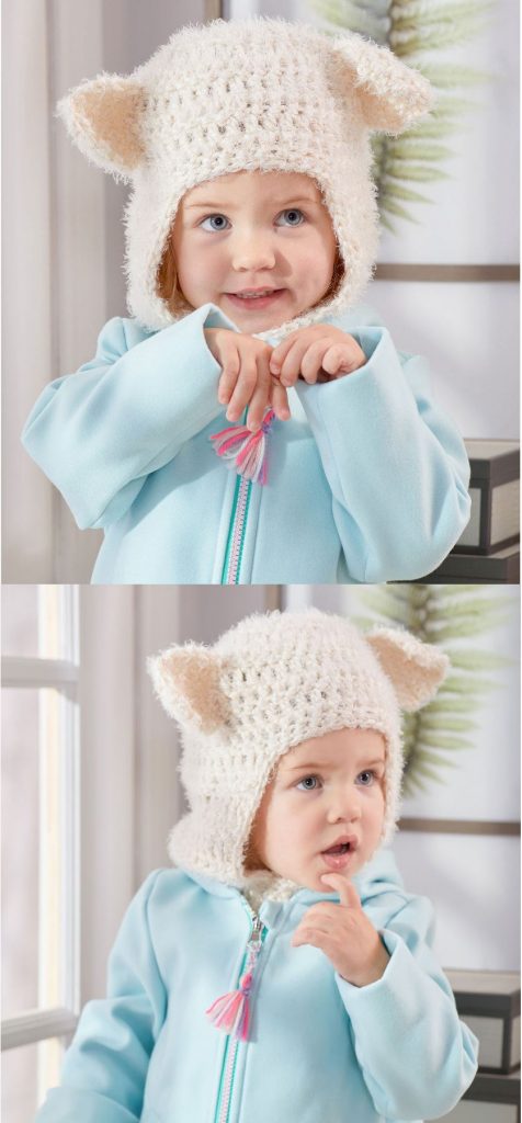Free Crochet Hat Patterns for Children Balaclava Hood